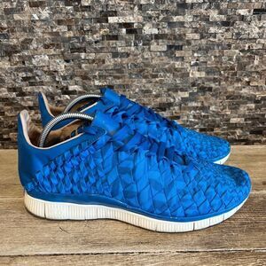 NIKE FREE INNEVA WOVEN SP PHOTO BLUE 2013 598384 400 Size 10 EUC Mint
